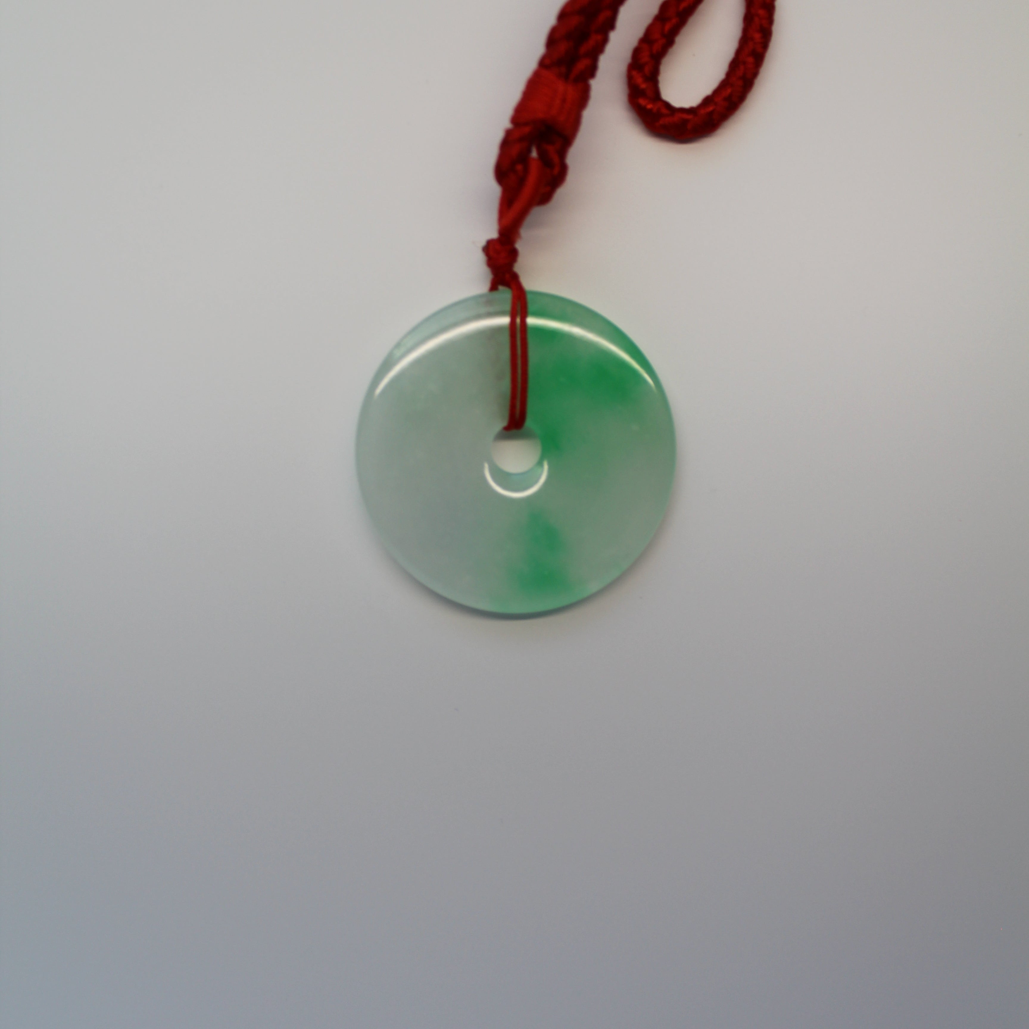 Bi Disc Jade Pendant