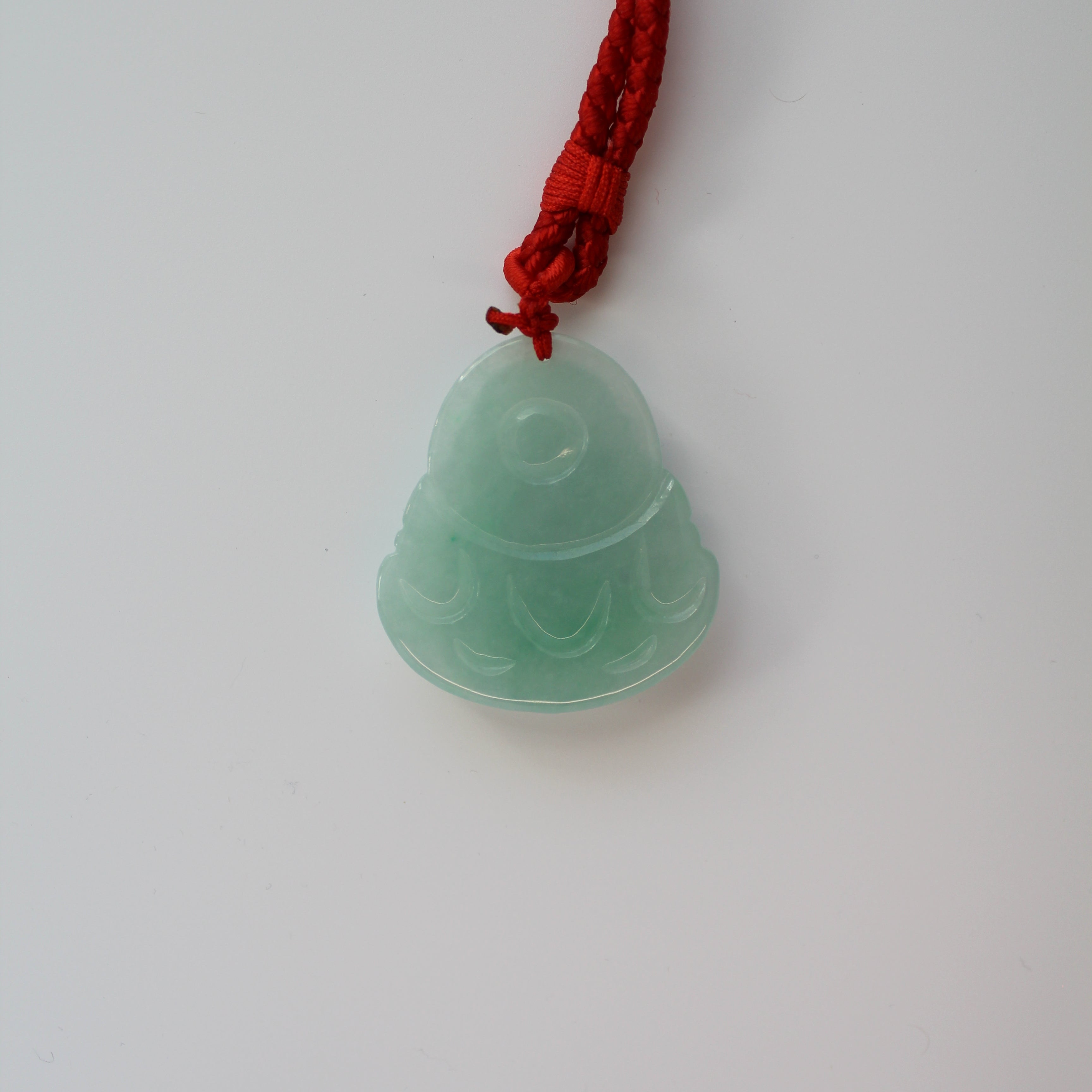 Laughing Buddha Jade Pendant